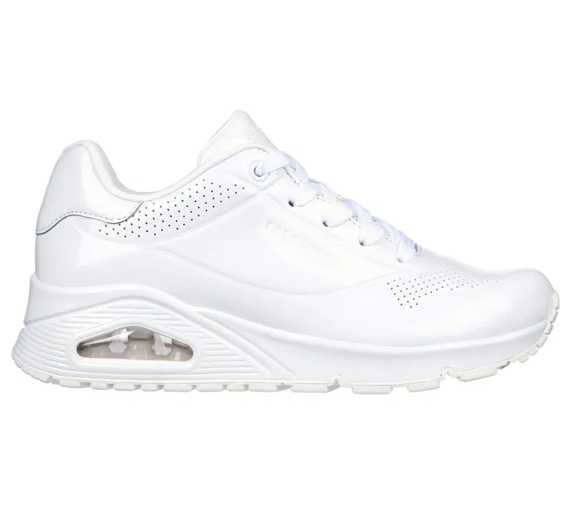 Skechers Uno – Shiny One – Wit (177142-WHT)