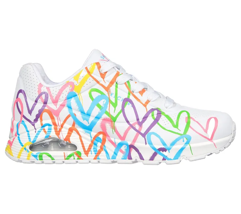 Skechers JGoldcrown: Uno – Highlight Love – Wit / Multi (177981-WMLT)