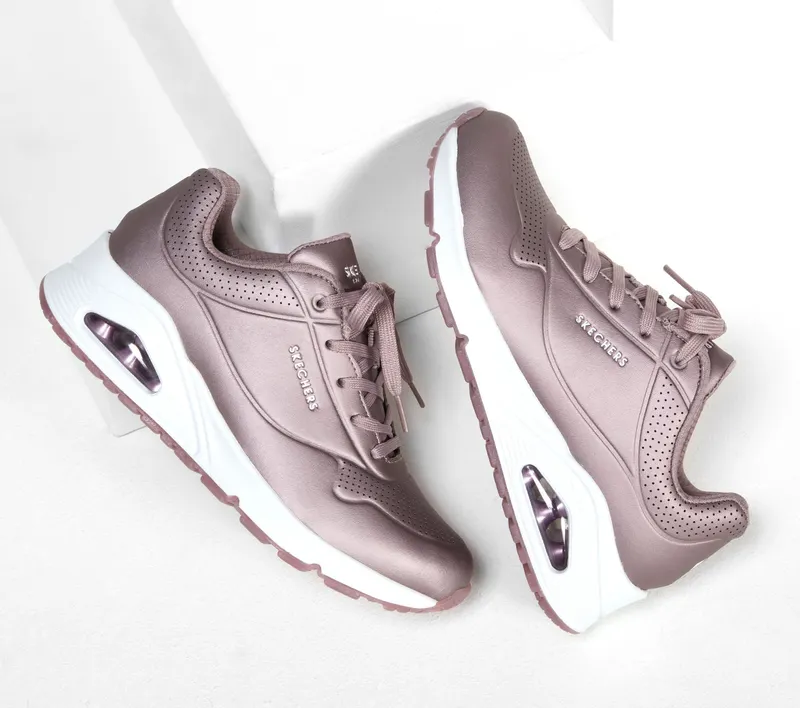 Skechers Uno – Rose Bold – Pewter (73691-PEW)