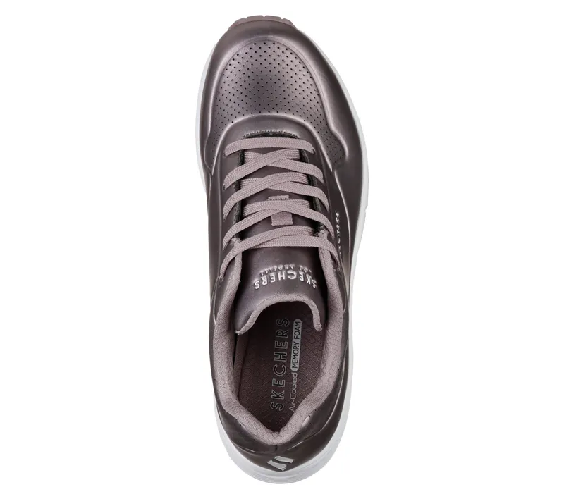 Skechers Uno – Rose Bold – Pewter (73691-PEW)