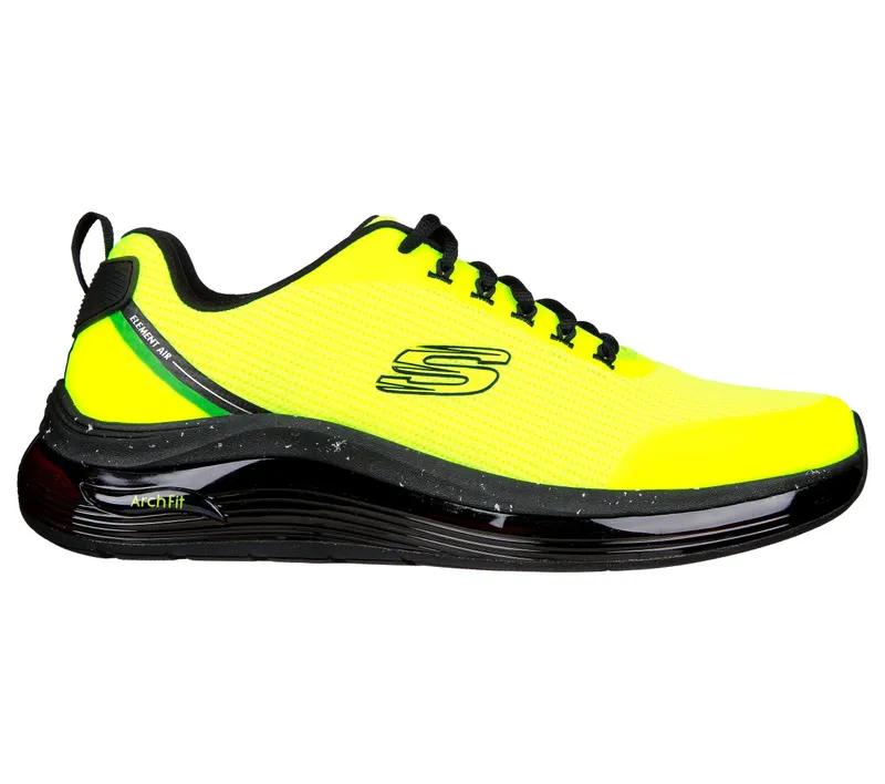 Skechers Arch Fit Element Air – Caelum – Limoen / Zwart (232540-LMBK)