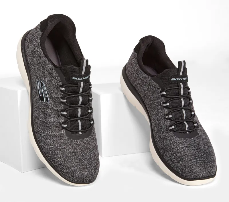 Skechers Summits – Forton – Zwart / Wit (52813-BKW)