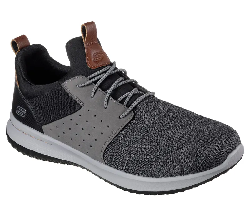 Skechers Delson – Camben – Zwart / Grijs (65474-BKGY)