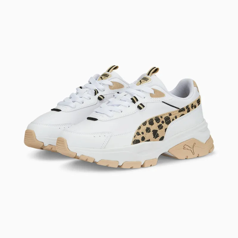 Puma Cassia Via Animal Wit/Zwart (391945-01)