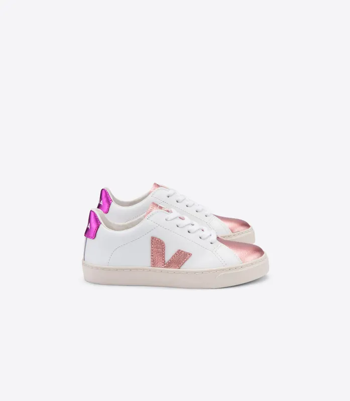 Veja ESPLAR LEATHER WHITE NACRE FUSHIA (RSL022121)