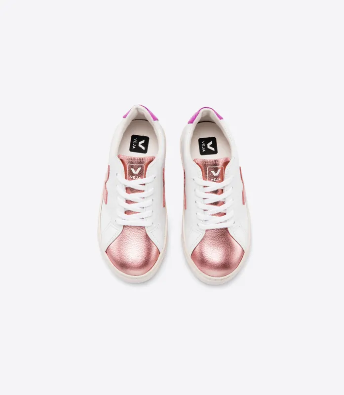Veja ESPLAR LEATHER WHITE NACRE FUSHIA (RSL022121)