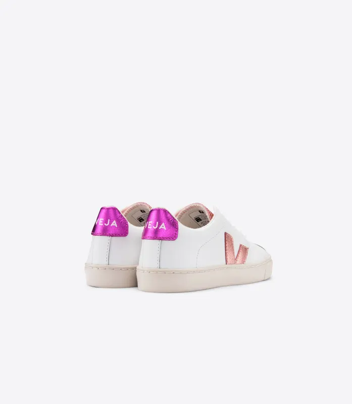 Veja ESPLAR LEATHER WHITE NACRE FUSHIA (RSL022121)