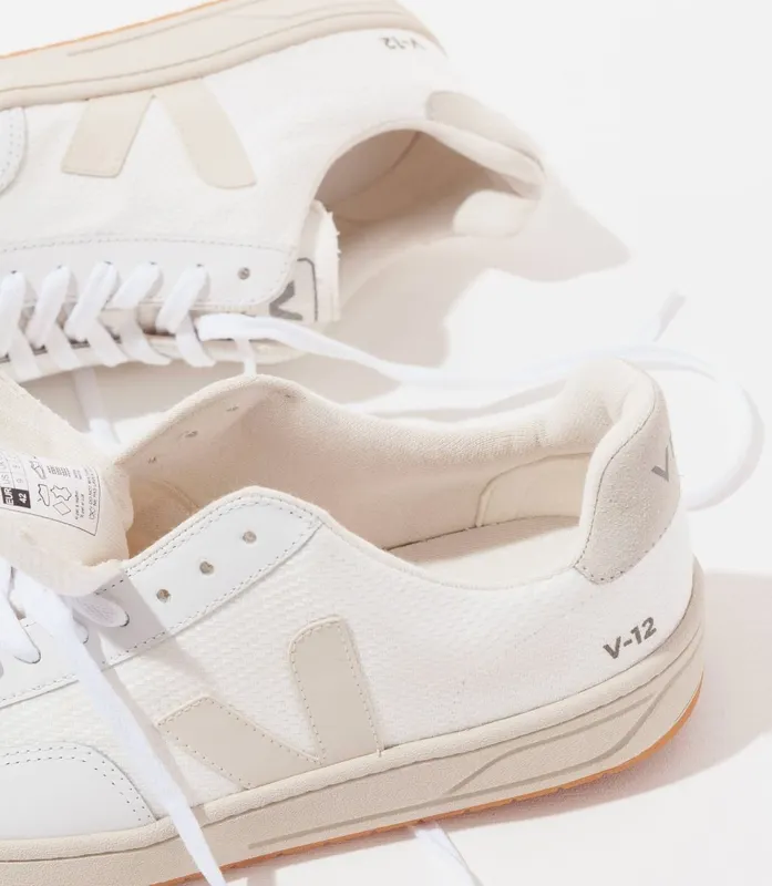 Veja V-12 B-MESH WHITE PIERRE (XD011535)