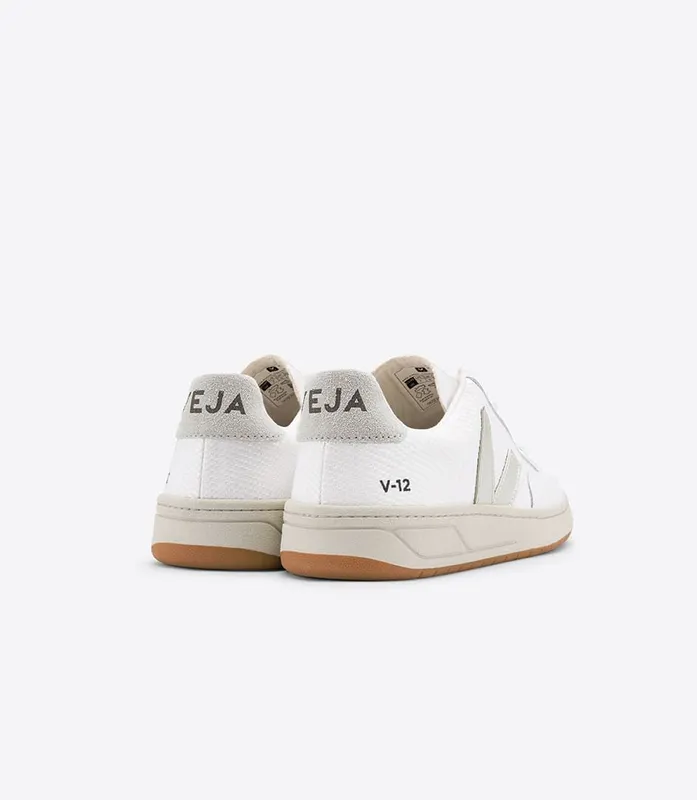Veja V-12 B-MESH WHITE PIERRE (XD011535)