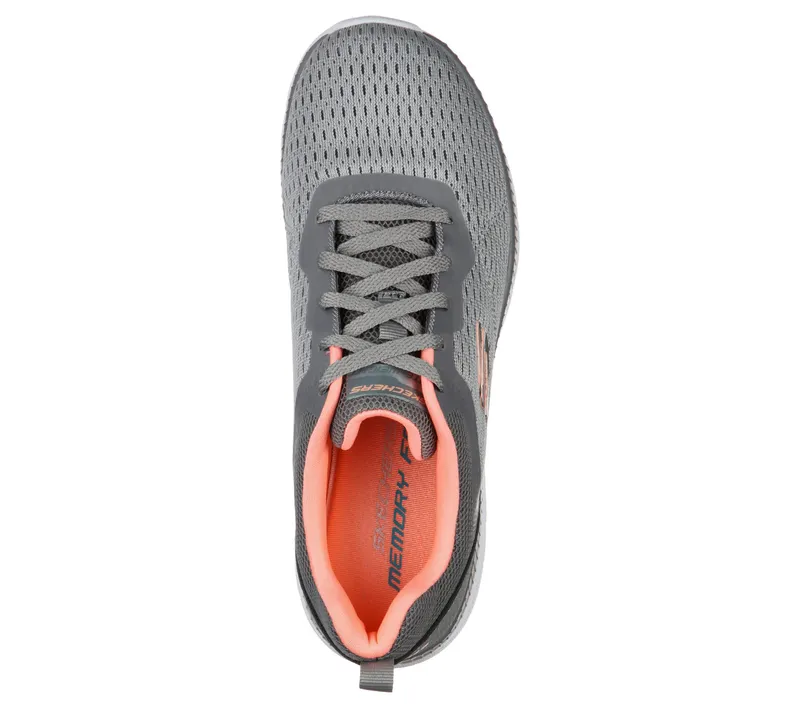 Skechers Bountiful – Quick Path – Grijs / Koraal (12607-GYCL)