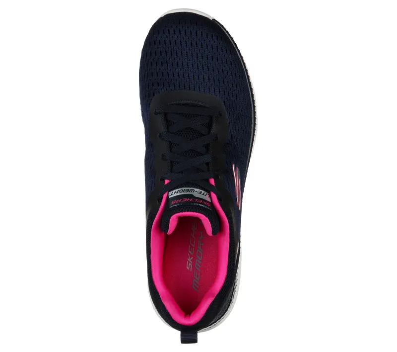 Skechers Bountiful – Quick Path – Marine / Heet Roze (12607-NVHP)