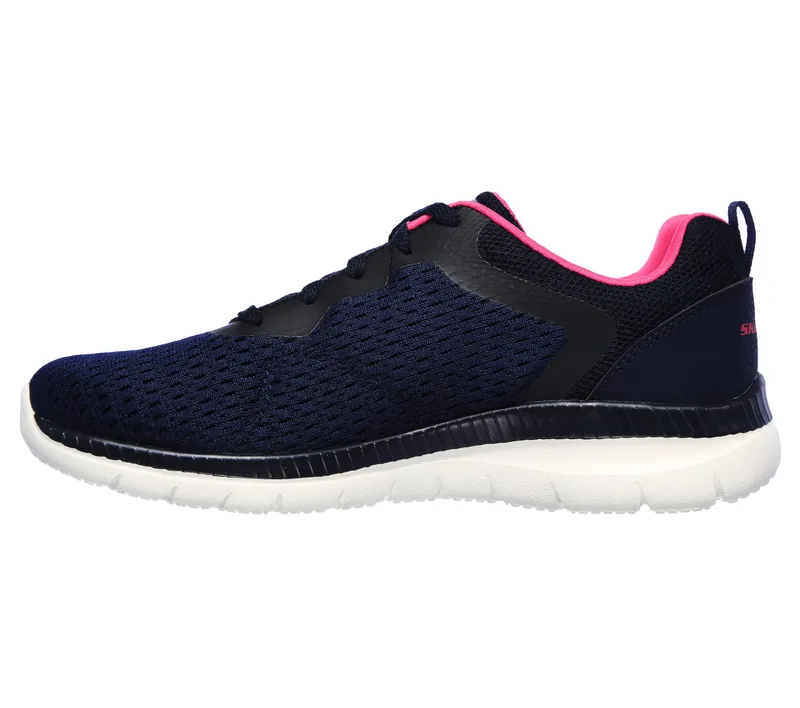 Skechers Bountiful – Quick Path – Marine / Heet Roze (12607-NVHP)