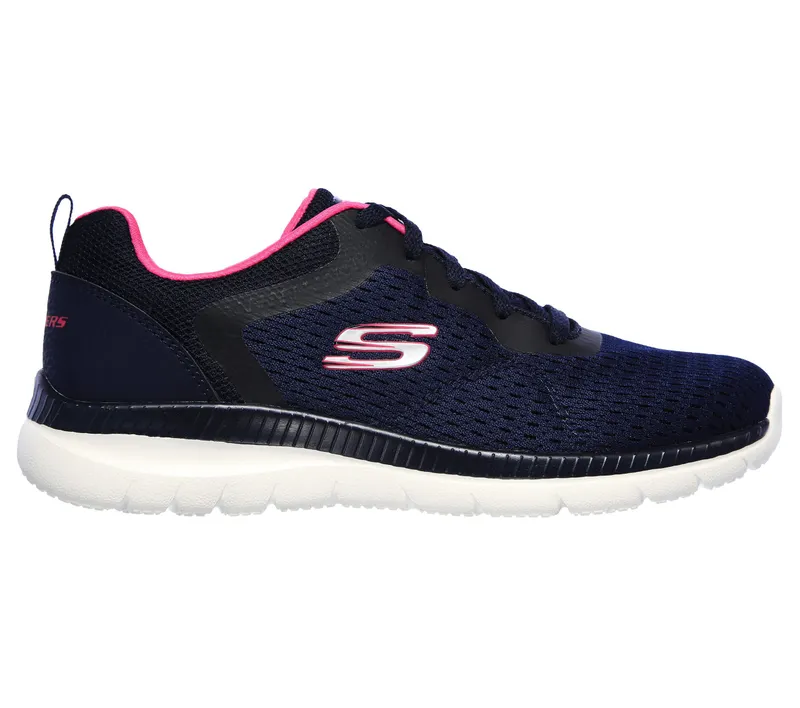 Skechers Bountiful – Quick Path – Marine / Heet Roze (12607-NVHP)