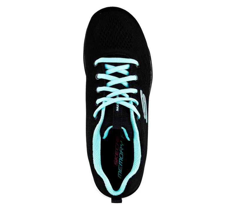 Skechers Graceful – Get Connected – Zwart / Turkoois (12615-BKTQ)