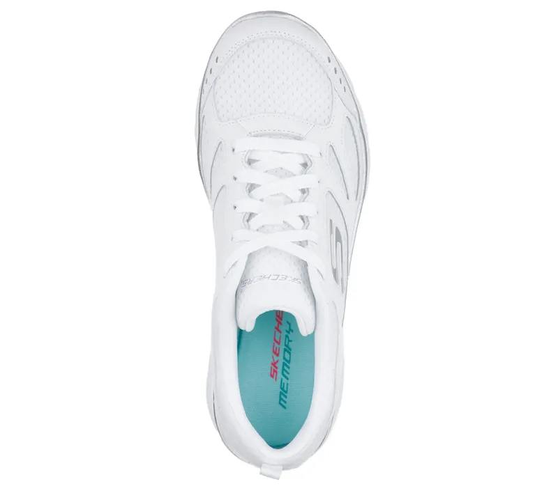 Skechers Summits – Suited – Wit / Zilver (12982-WSL)
