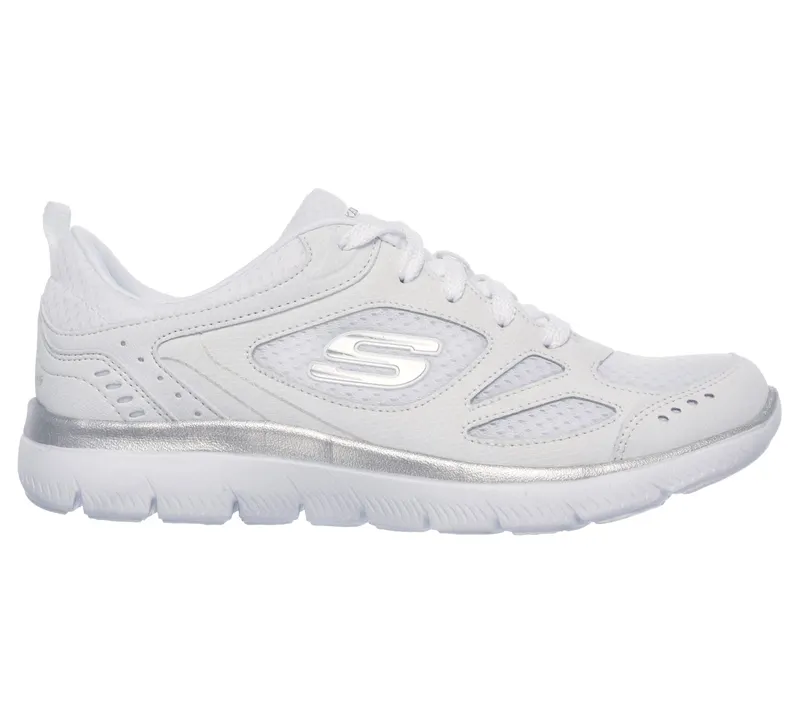 Skechers Summits – Suited – Wit / Zilver (12982-WSL)