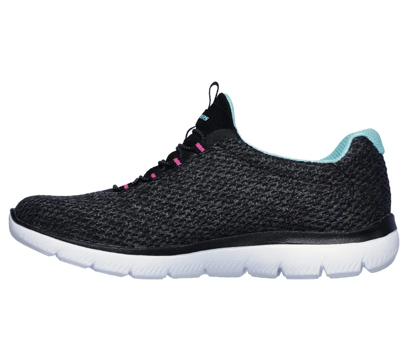 Skechers Summits – Striding – Blk / Blu / Pnk (12986-BBLP)