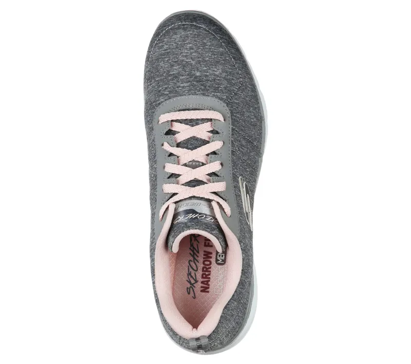 Skechers Flex Appeal 3.0 – Insiders – Grijs / Licht Roze (13067-GYLP)