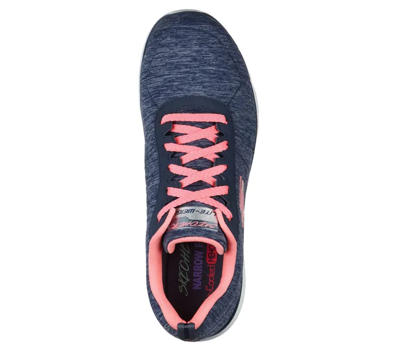 Skechers Flex Appeal 3.0 – Insiders – Marine / Koraal (13067-NVCL)
