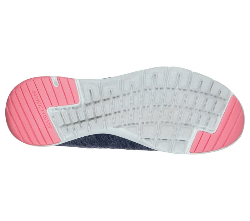 Skechers Flex Appeal 3.0 – Insiders – Marine / Koraal (13067-NVCL)