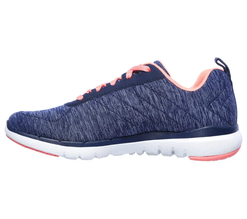 Skechers Flex Appeal 3.0 – Insiders – Marine / Koraal (13067-NVCL)