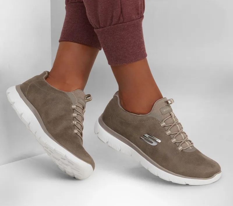 Skechers Summits – Oh So Smooth – Donker Taupe (149200-DKTP)