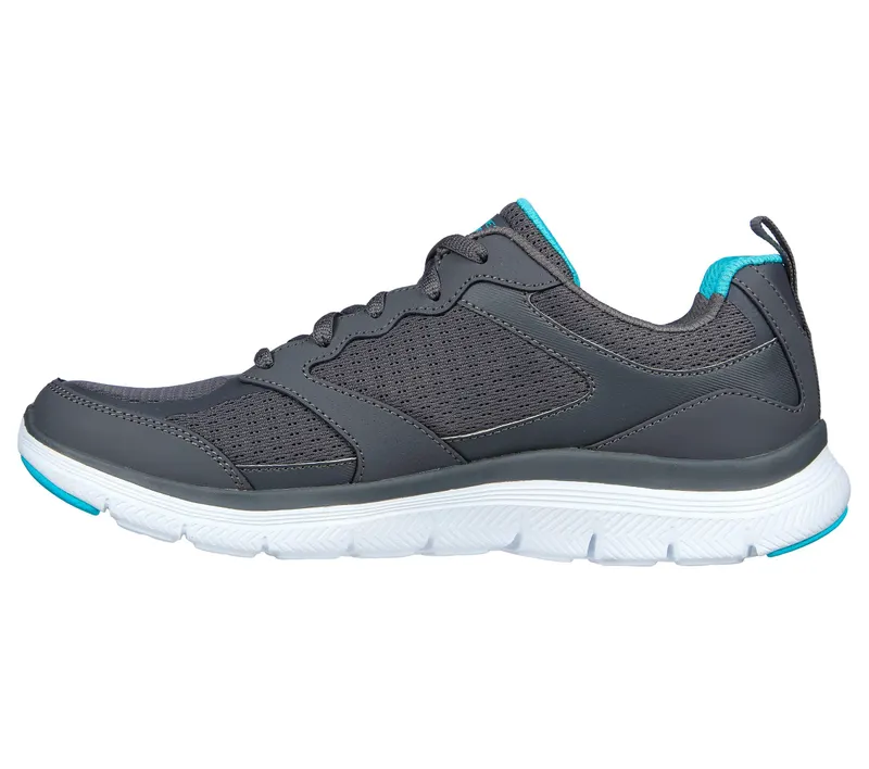Skechers Flex Appeal 4.0 – Active Flow – Houtskool / Turkoois (149305-CCTQ)