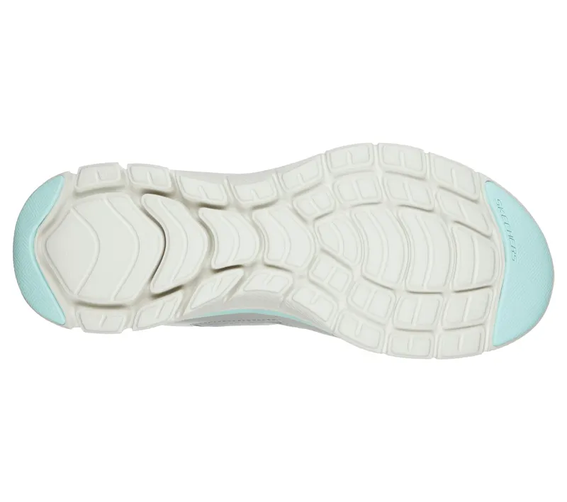 Skechers Flex Appeal 4.0 – Active Flow – Grijs / Licht Blauw (149305-GYLB)