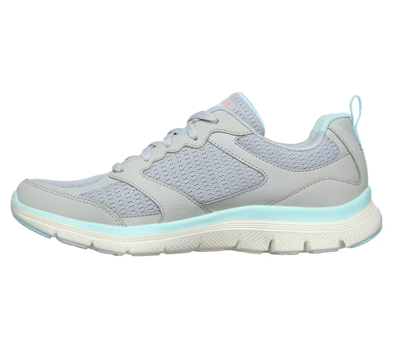 Skechers Flex Appeal 4.0 – Active Flow – Grijs / Licht Blauw (149305-GYLB)