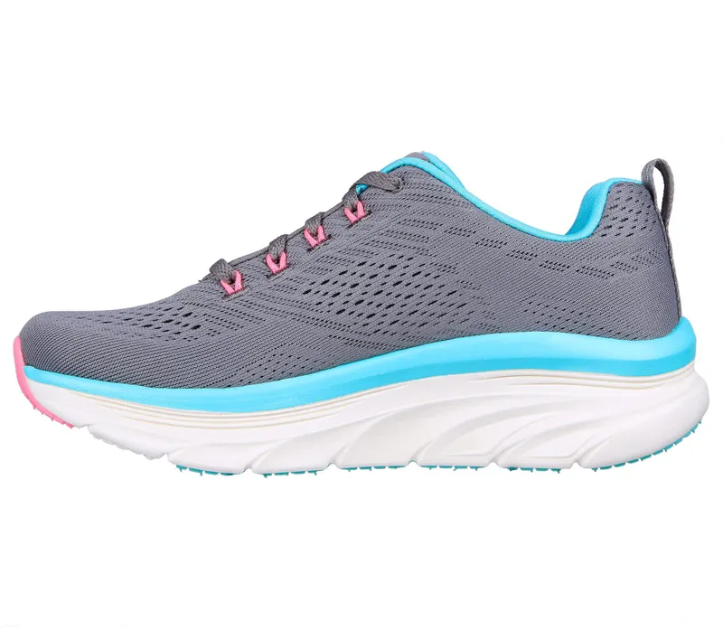 Skechers Relaxed Fit: D’Lux Walker – Fresh Finesse – Grijs / Multi (149368-GMLT)