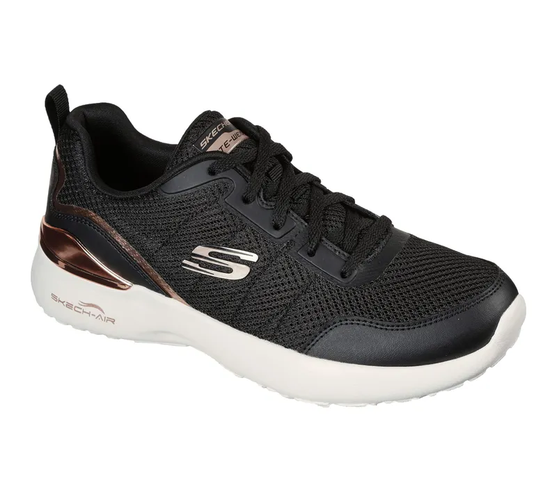 Skechers Skech-Air Dynamight – The Halcyon – Zwart / Roos Goud (149660-BKRG)