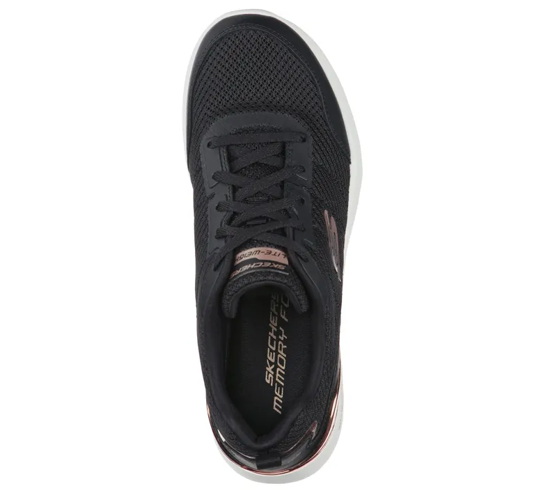 Skechers Skech-Air Dynamight – The Halcyon – Zwart / Roos Goud (149660-BKRG)