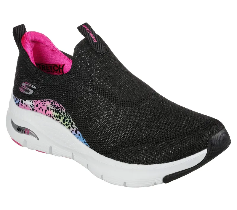 Skechers Skechers Arch Fit – Big Dreams – Zwart / Heet Roze (149715-BKHP)