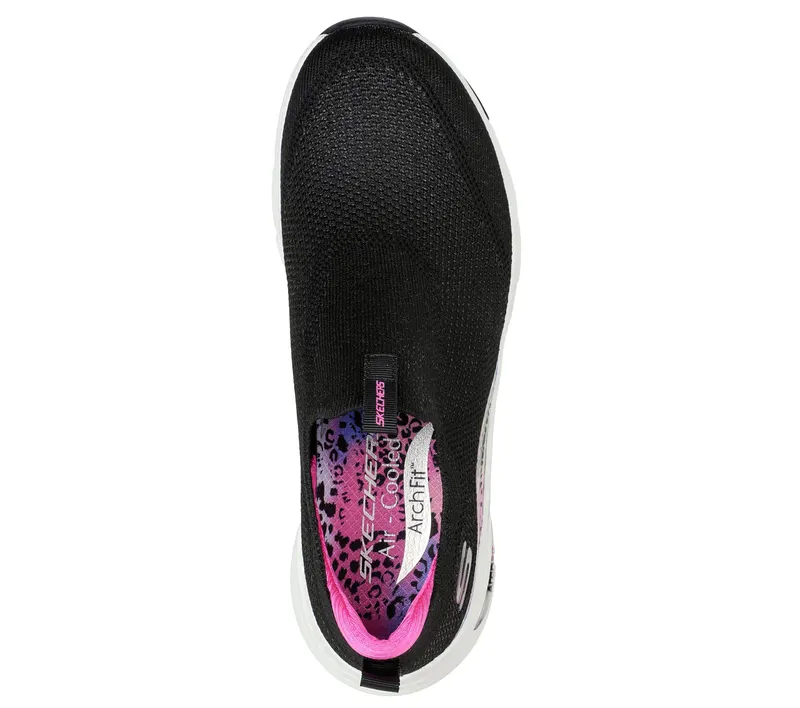 Skechers Skechers Arch Fit – Big Dreams – Zwart / Heet Roze (149715-BKHP)