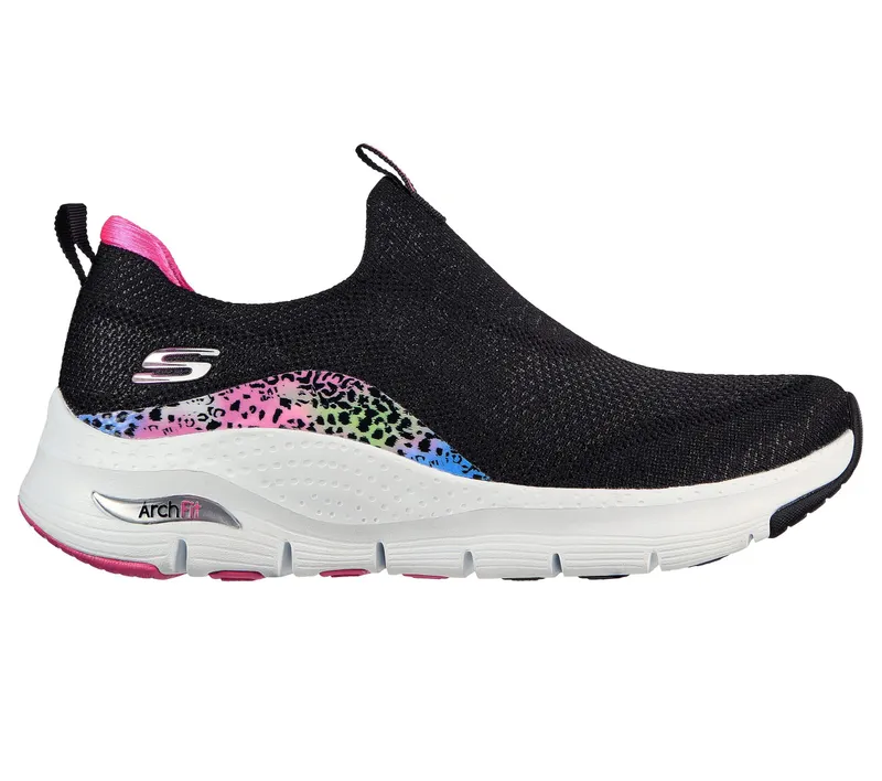 Skechers Skechers Arch Fit – Big Dreams – Zwart / Heet Roze (149715-BKHP)