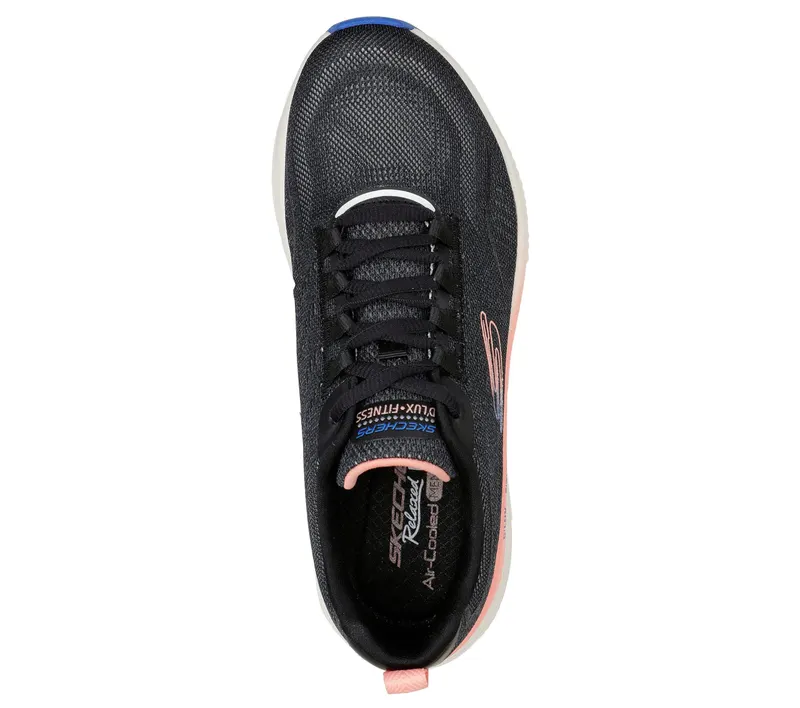 Skechers Relaxed Fit: D’Lux Fitness – Zwart / Multi (149833-BKMT)