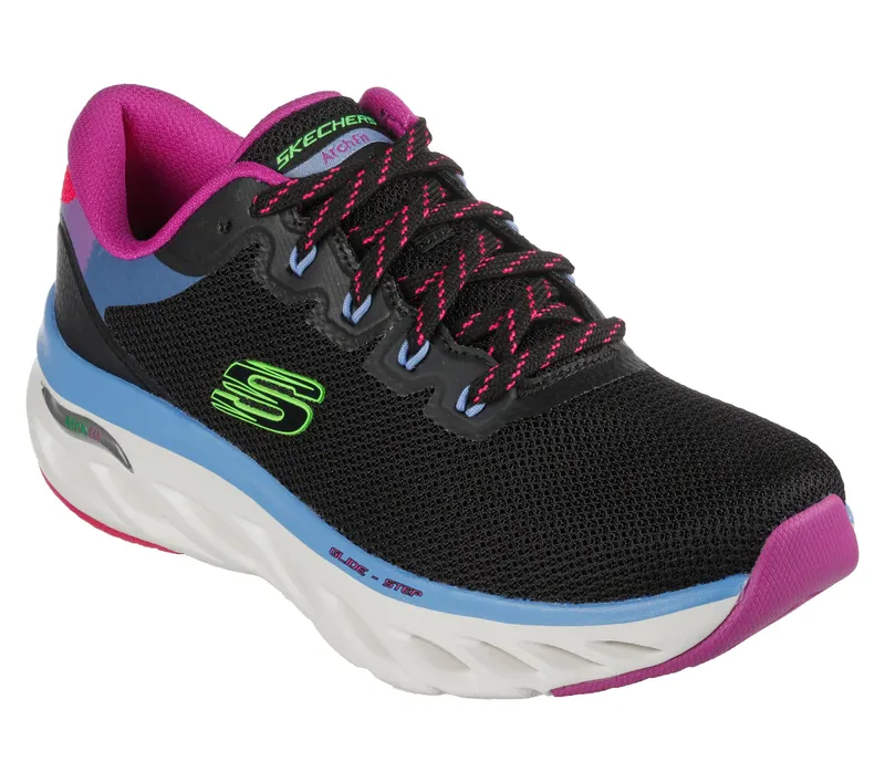 Skechers Skechers Arch Fit Glide-Step – Highlighter – Zwart / Multi (149871-BKMT)