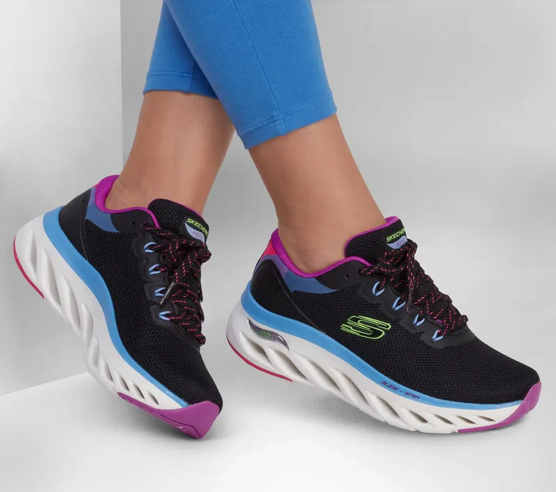 Skechers Skechers Arch Fit Glide-Step – Highlighter – Zwart / Multi (149871-BKMT)