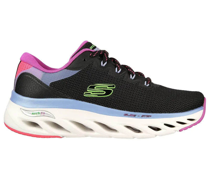 Skechers Skechers Arch Fit Glide-Step – Highlighter – Zwart / Multi (149871-BKMT)