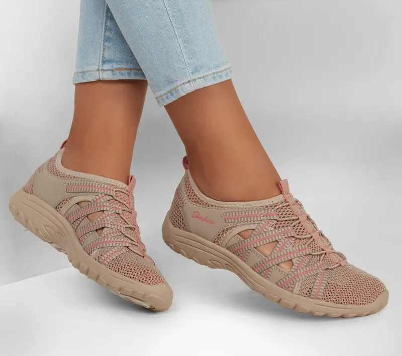 Skechers Relaxed Fit: Reggae Fest 2.0 – Happy Getaway – Taupe / Koraal (158383-TPCL)