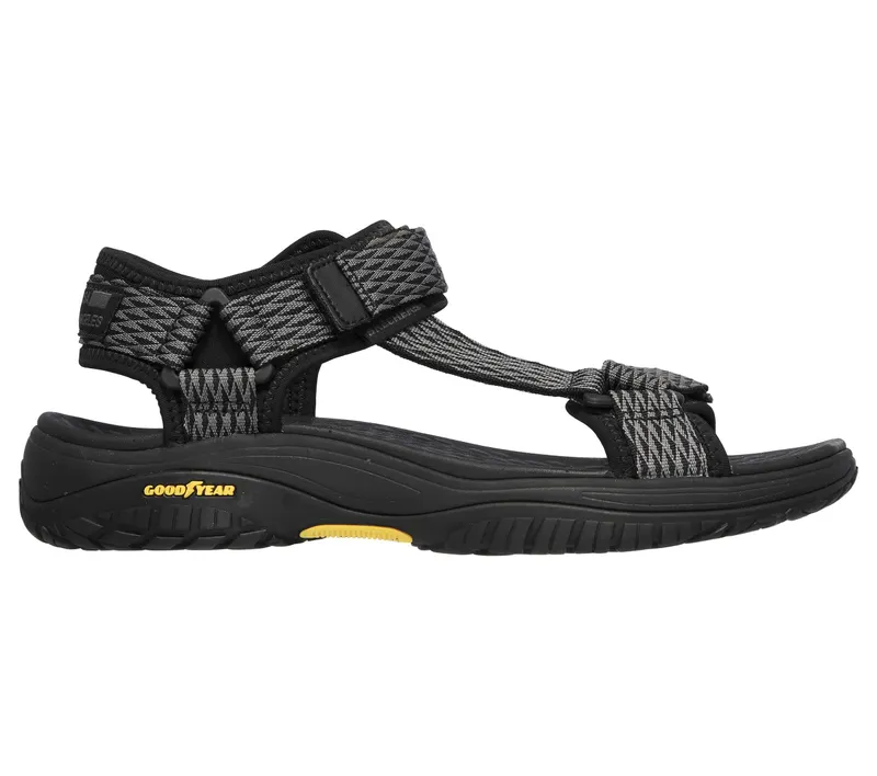 Skechers Relaxed Fit: Lomell – Rip Tide – Zwart / Grijs (204351-BKGY)