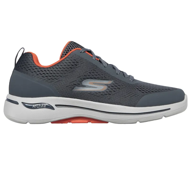 Skechers Skechers GOwalk Arch Fit – Idyllic – Houtskool / Oranje (216116-CCOR)