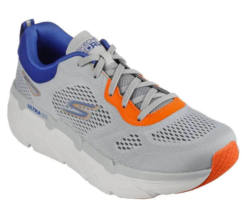 Skechers Max Cushioning Premier – Perspective – Grijs / Blauw (220068-GYBL)