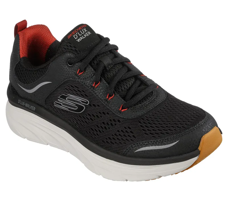 Skechers Relaxed Fit: D’Lux Walker – Zwart (232044-BLK)