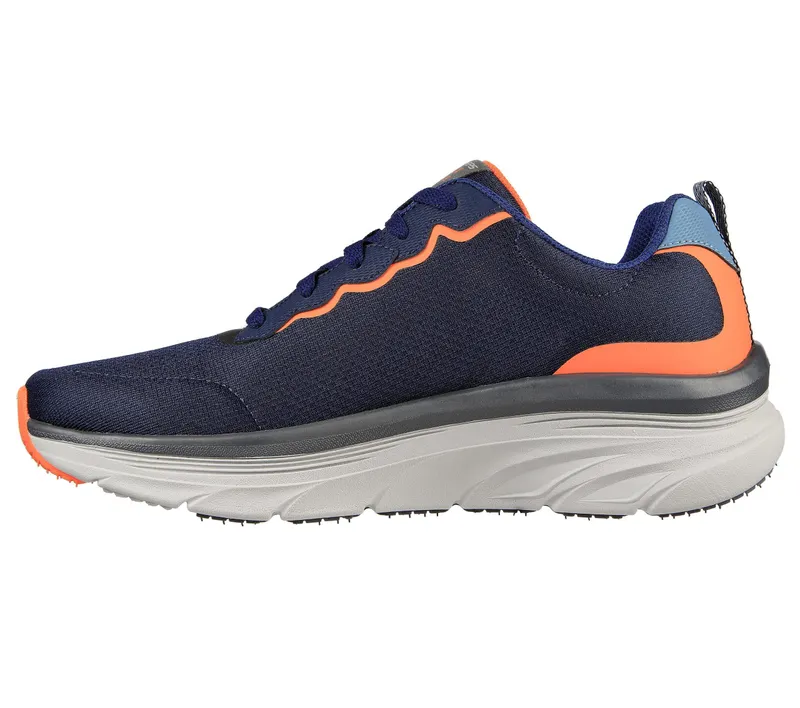 Skechers Relaxed Fit: D’Lux Walker – Scrambler – Marine / Oranje (232264-NVOR)
