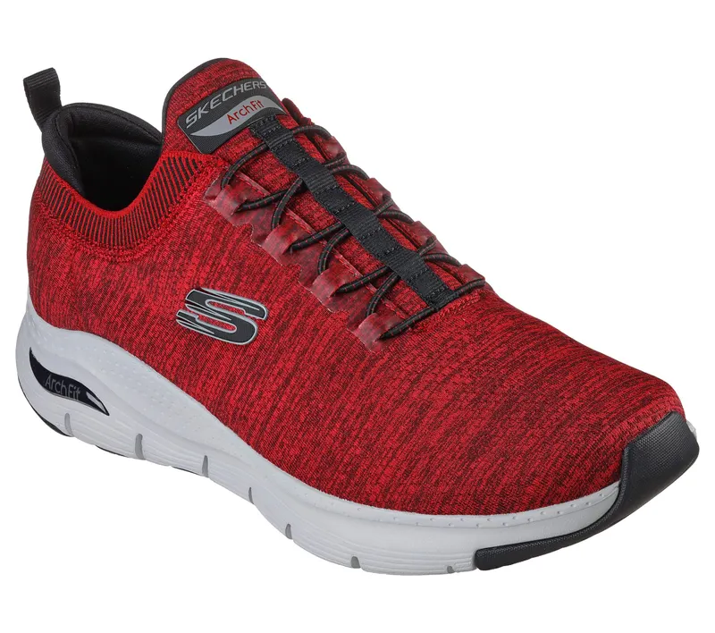 Skechers Arch Fit – Waveport – Rood / Zwart (232301-RDBK)