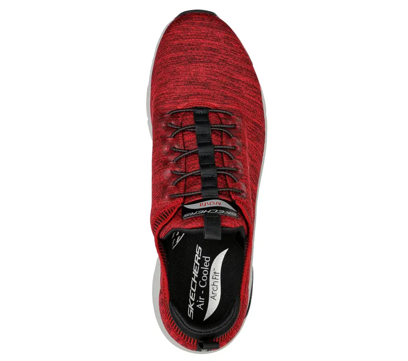 Skechers Arch Fit – Waveport – Rood / Zwart (232301-RDBK)