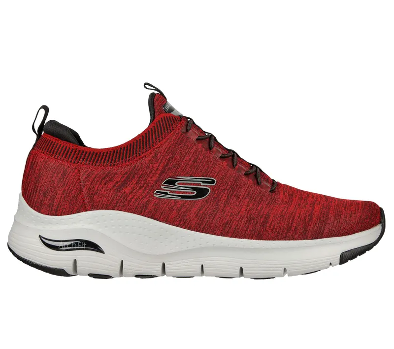 Skechers Arch Fit – Waveport – Rood / Zwart (232301-RDBK)