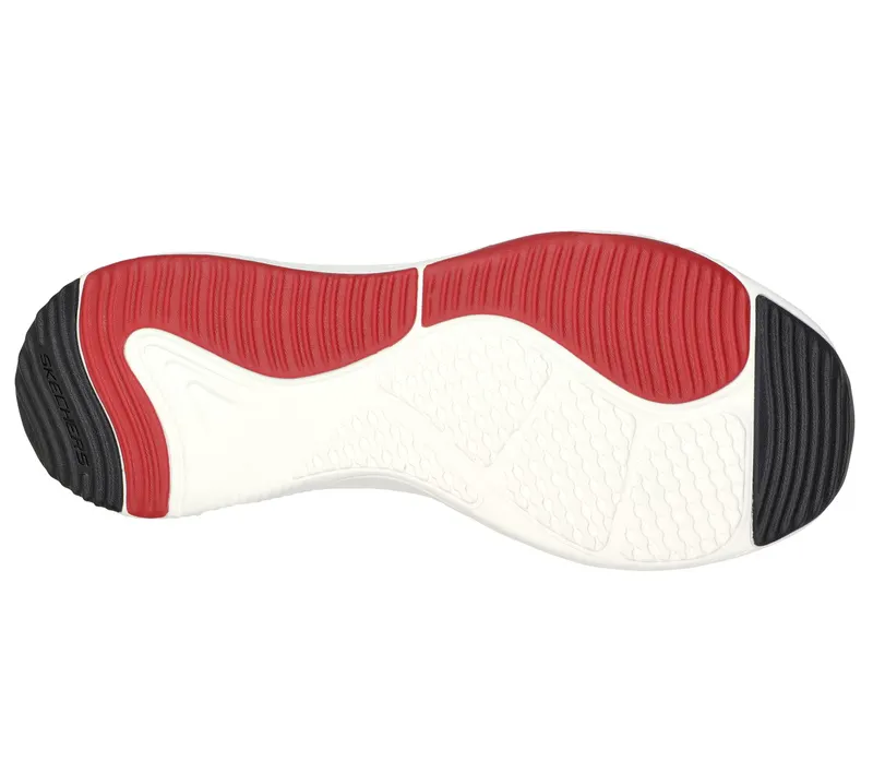 Skechers Relaxed Fit: D’Lux Fitness – Wit / Zwart / Rood (232357-WBRD)