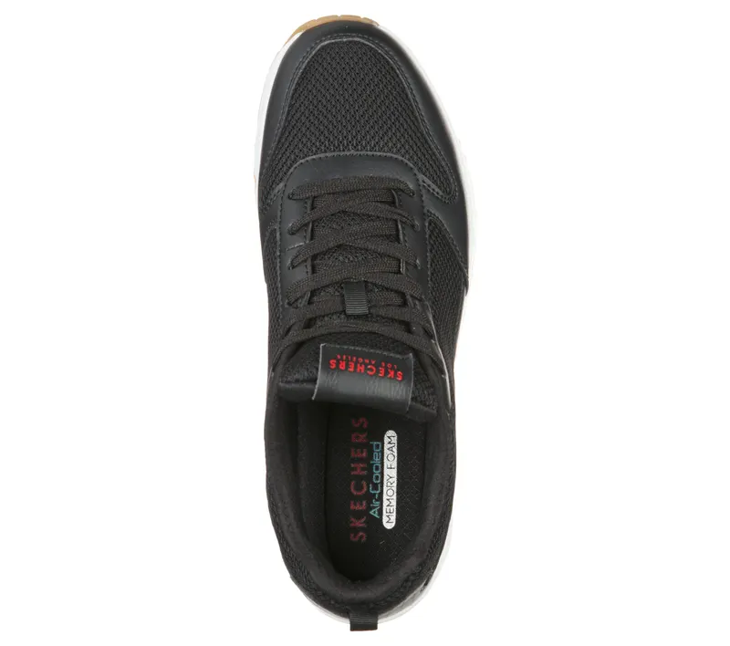 Skechers Uno – Fastime – Zwart / Rood (237016-BKRD)